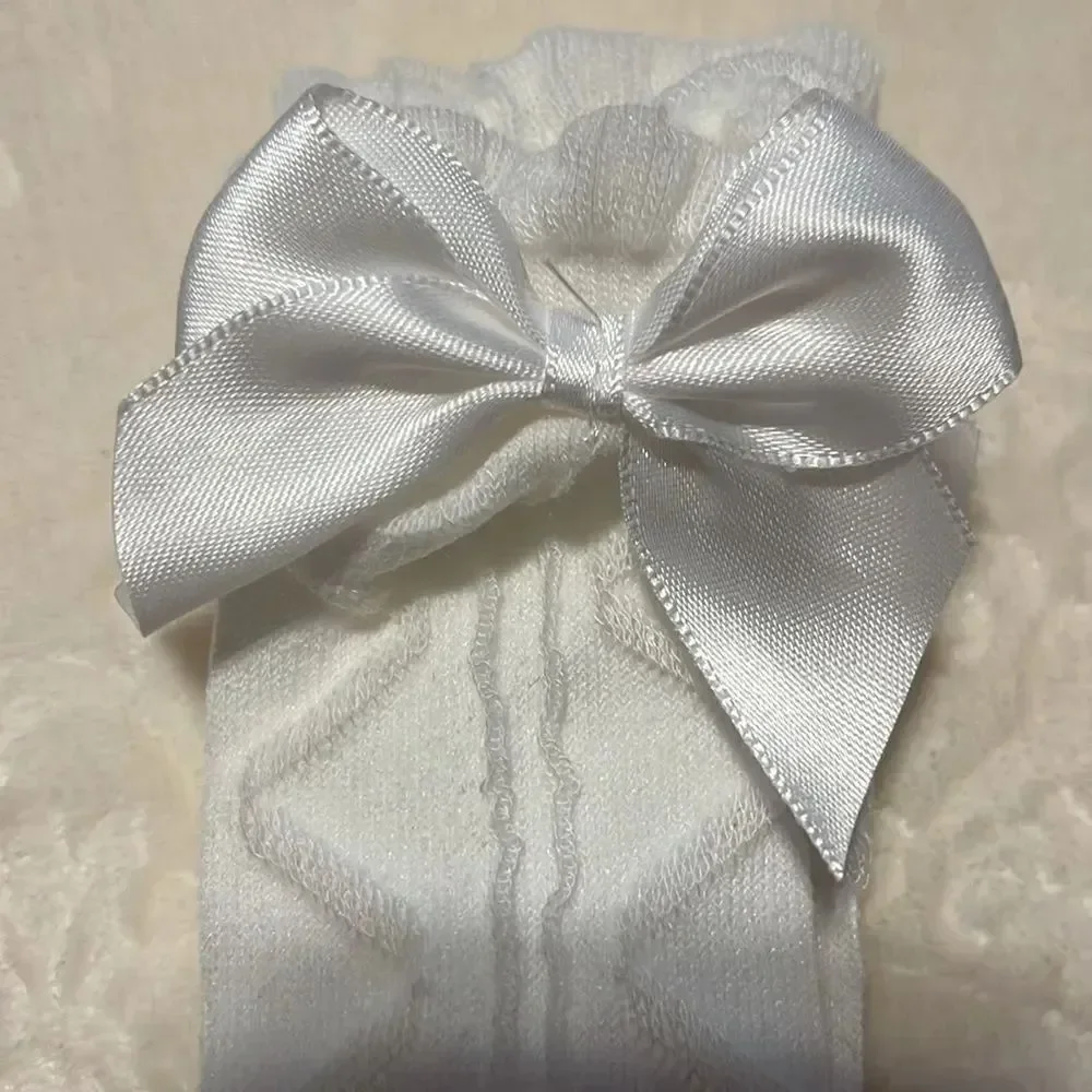 BABY / TODDLER BOW DECOR SOCKS